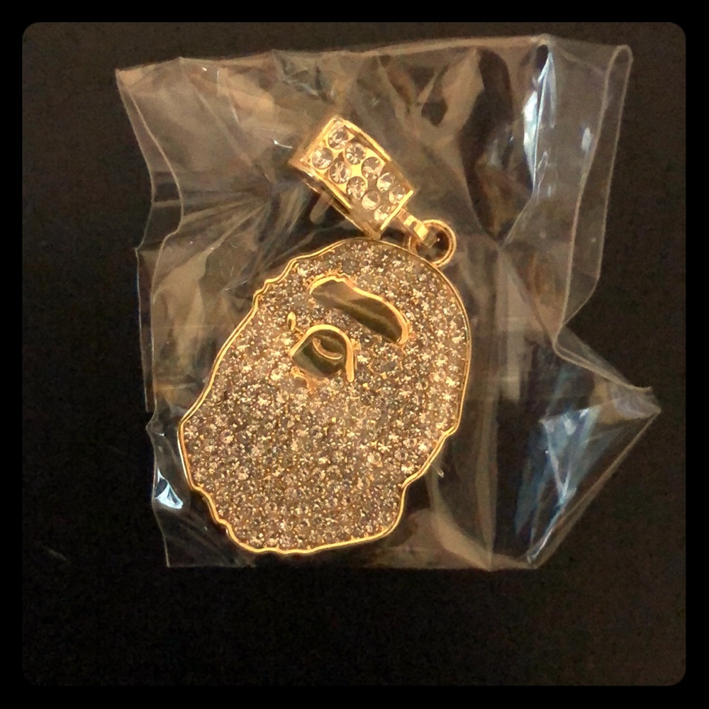 gold plated Bape rope chain.